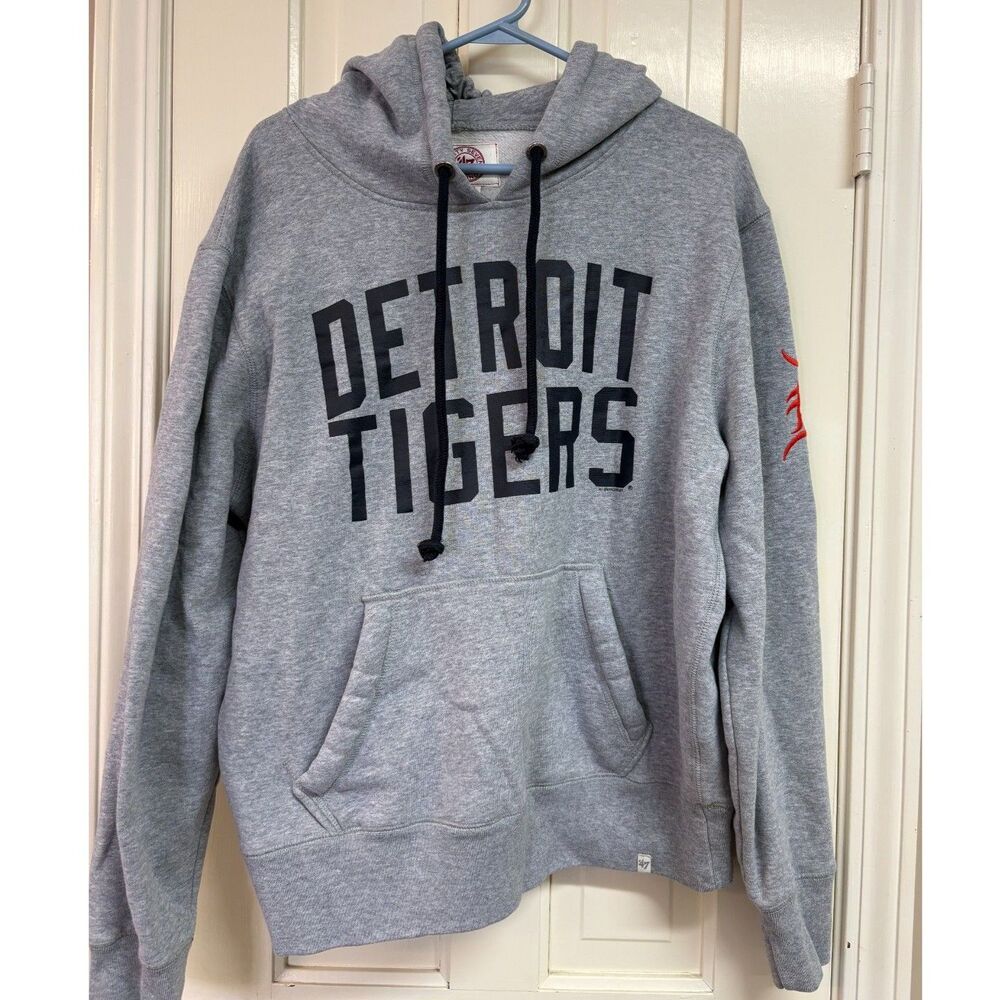 Vintage '47 Brand Detroit Tigers Pullover Hoodie